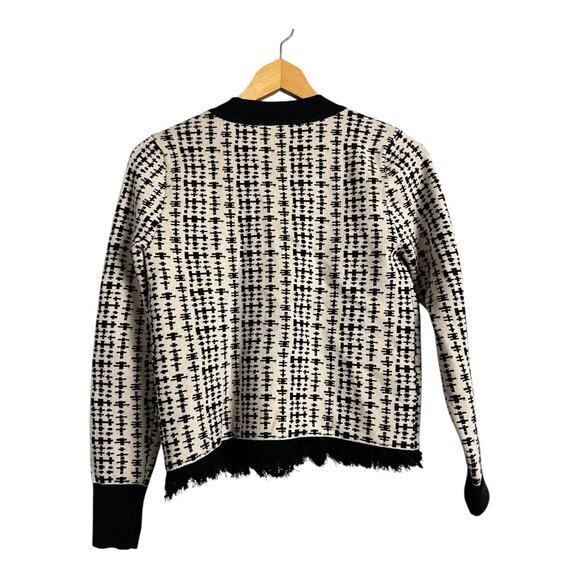 Cyrus Long Sleeve Tweed Cardigan Blazer Jacket XS Preppy Office Brunch - Picture 6 of 7